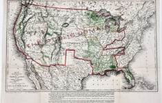 1883 United States Map Public Domain Texas Colorado Montana Florida