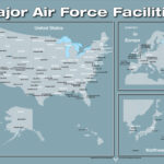 25 Us Air Force Bases Map Online Map Around The World