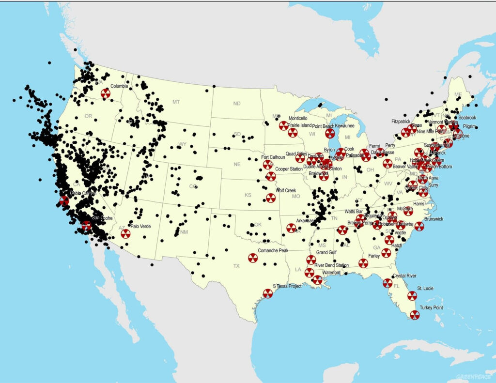 28 Nuclear Reactor Map Usa Maps Online For You | Printable Map Of USA