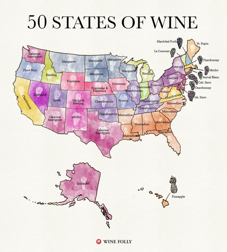 Wine Map USA
