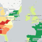 A Map Of Life Expectancy In The US And Europe Indy100