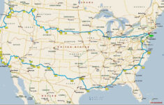 Around The United States Road Trip Map American Road Trip Trip