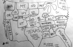 Attempts At Drawing A Map Of The USA From Memory 14 Pics Izismile
