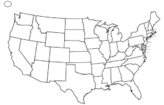 Black And White Map Us States Usa50Statebwtext Awesome Best Blank Us