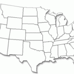 Black And White Usa Map Maping Resources