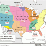 Blank Map Of United States In 1860 Printable Map