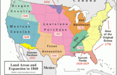 Blank Map Of United States In 1860 Printable Map