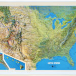 Buy USA 34 X 22 Relief Map Flagline