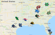 C USA Map Teams Sport League Maps Maps Of Sports Leagues Usa