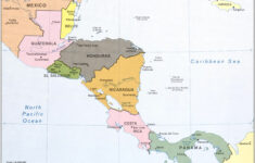 Central America Political Map Full Size Gifex