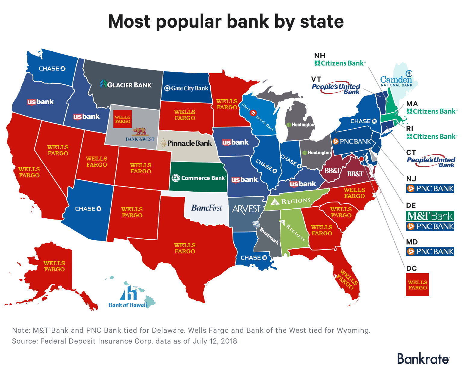 Chase Bank Map Usa USA Map