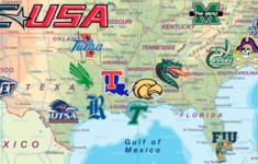 Conference Usa Map Kinderzimmer 2018