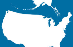 Cutout Silhouette Map Of USA Royalty Free Vector Image