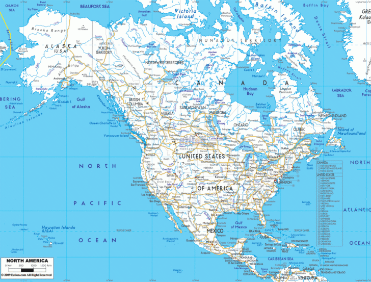 Map Of Northern USA