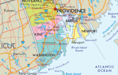 Detailed Political Map Of Rhode Island Ezilon Maps