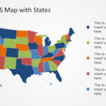 Editable US Map Template For PowerPoint With States SlideModel