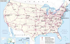 Enlarge USA Road Map Usa Road Map Highway Map Driving Maps