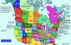 Etymological Map Of North America US Canada 1658x1354 MapPorn