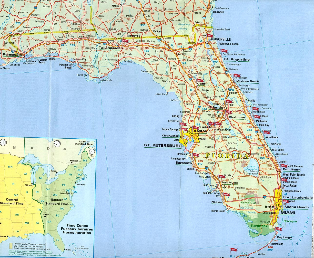 Florida Mapa World Maps