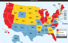 Gas Prices Per State Map Printable Map