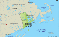 Geographical Map Of Rhode Island And Rhode Island Geographical Maps