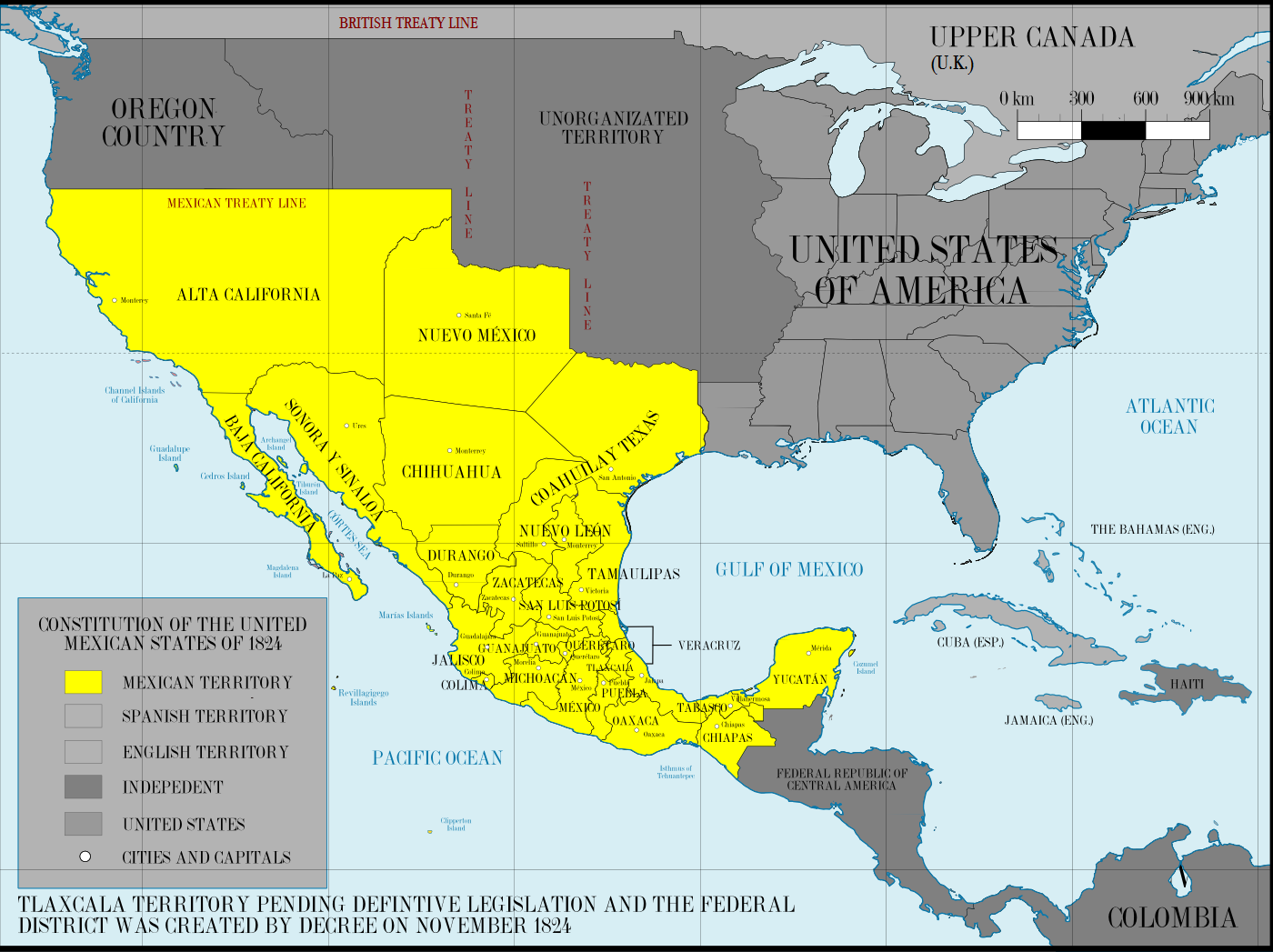 Guerra Mexicano Americana Mapa Do M xico Antes E Causas Do Embate