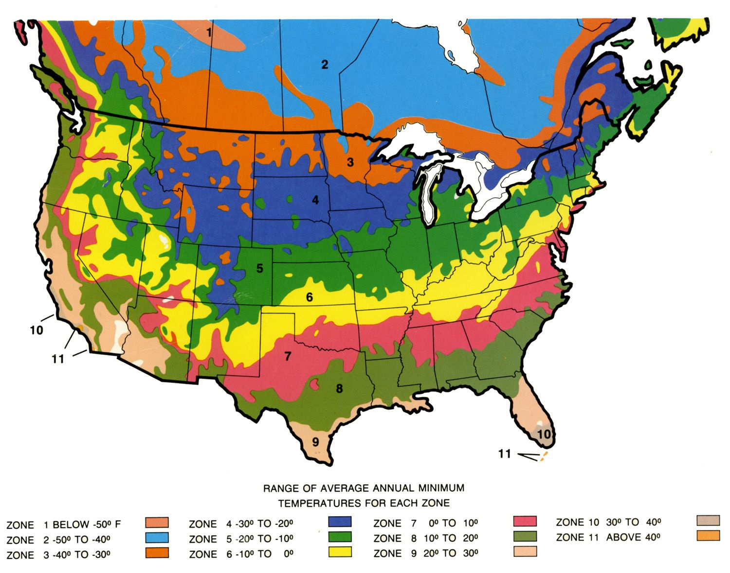 Hardiness Zone Map 2017 Gardening Zones Us 28 Images Our 