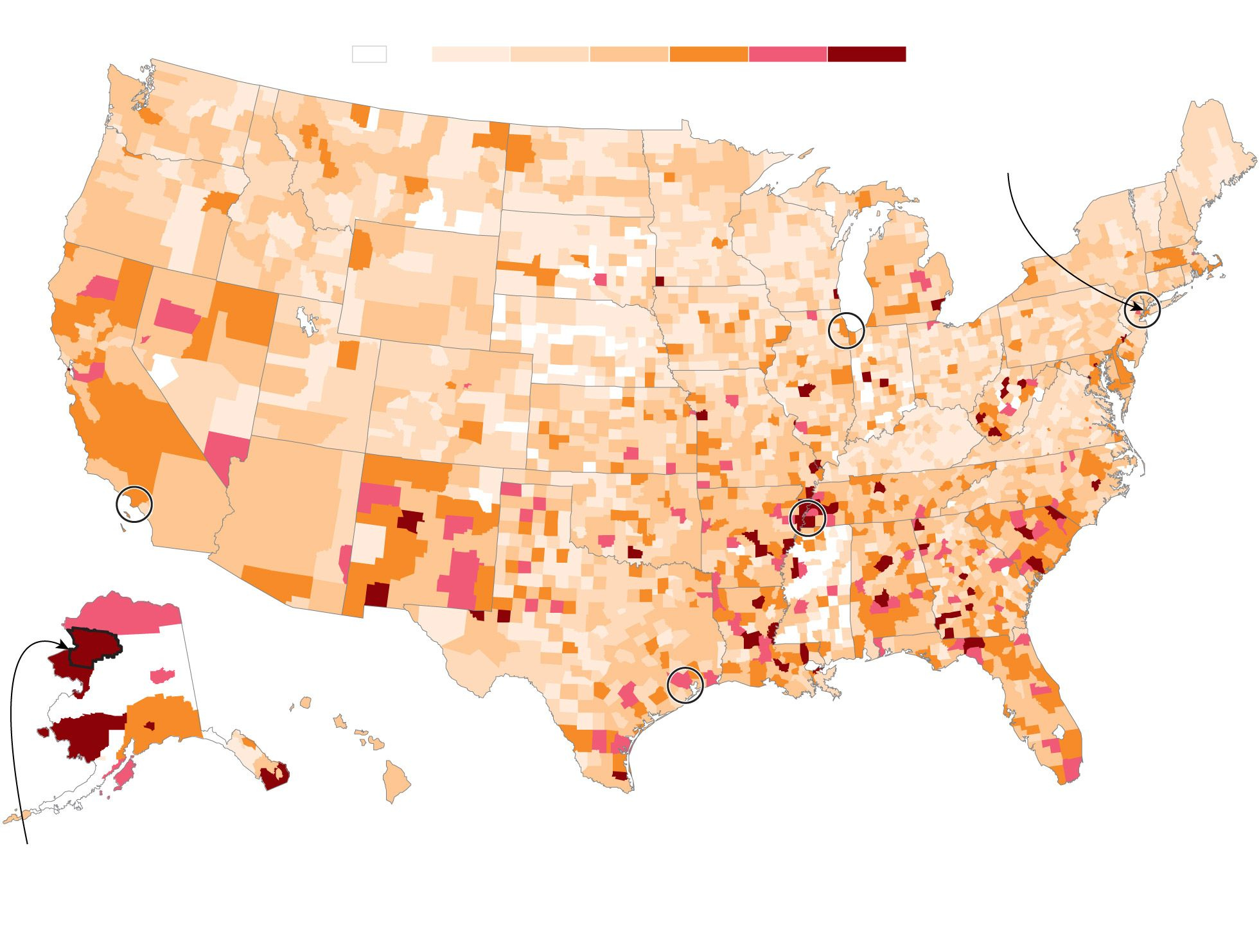 Here s What Crime Rates By County Actually Look Like Crime Crime 