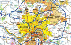 Highways And Roads Map Of CincinnatiFree Maps Of US Map Detailed