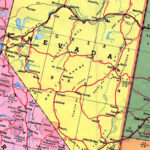 Highways Map Of Nevada State Nevada State USA Maps Of The USA