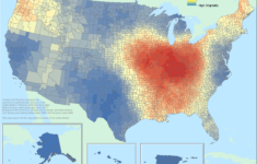 Hotspot Visualization Of Unoriginal County Names In The United States