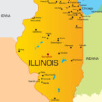 Illinois Map Guide Of The World