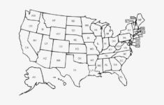 Image Map United States Map Black And White Outline PNG Image