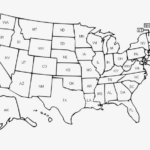 Image Map United States Map Black And White Outline PNG Image