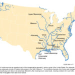 Inland Waterways Of The Continental United States Map Map Geo Waterway