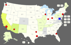 Interactive USA Map Clickable States Cities