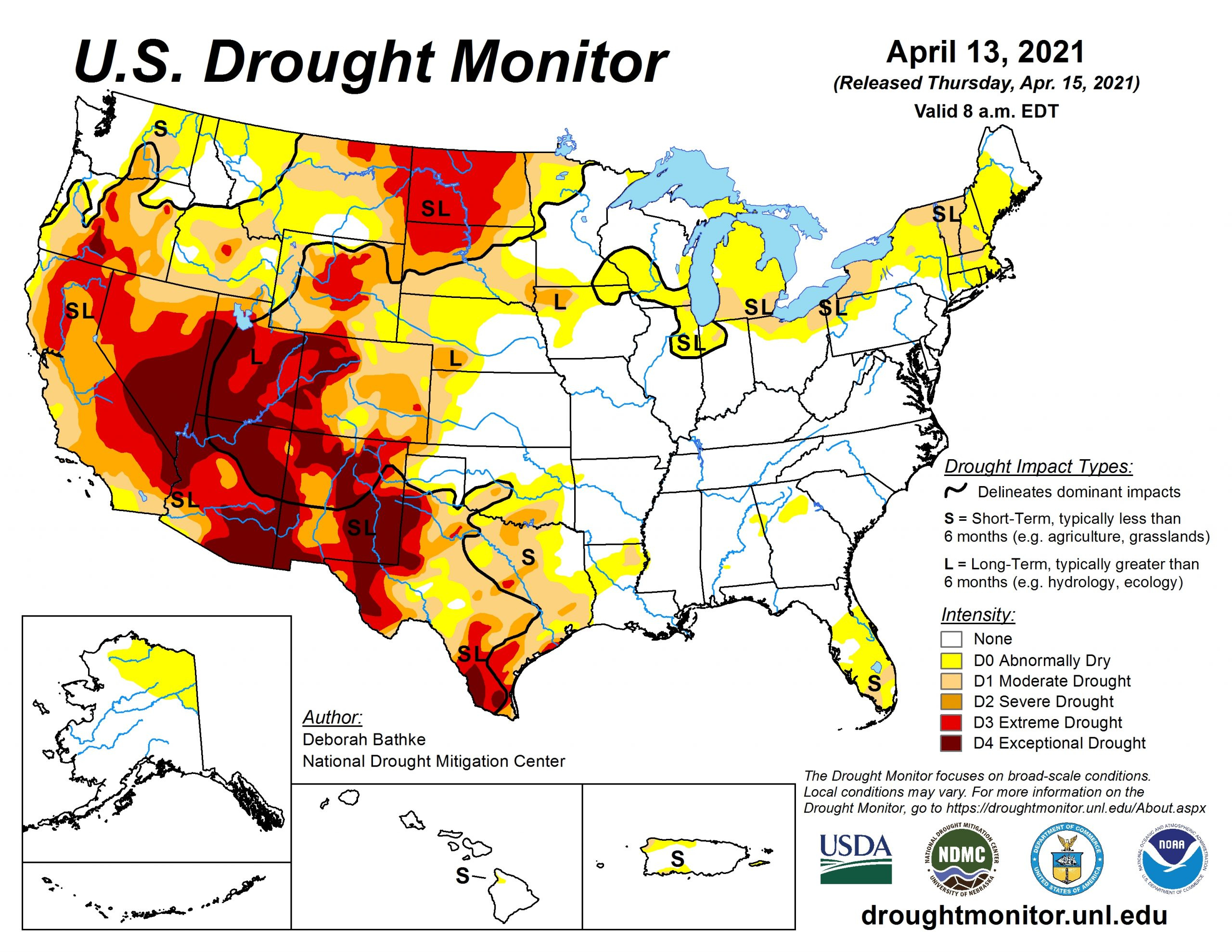 KRVN 880 KRVN 93 1 KAMI U S Drought Monitor Tale Of Two Regions