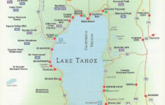 Lake Tahoe Map Lake Tahoe Rentals