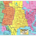 Large Detailed Map Of Area Codes And Time Zones Of The USA USA Maps