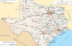 Large Texas Map