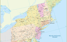 Large US Northeast Region Map HD Image 2000 X 2256 Pixel Northeast