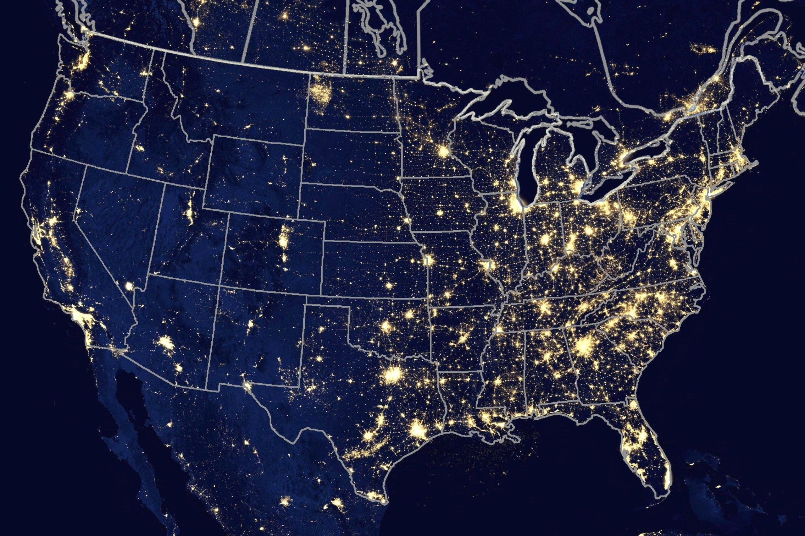 Light Pollution Contiguous United States Light Pollution Pollution 