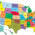 List Of All The 50 States That Make Up The United States Of America
