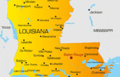 Louisiana Map Guide Of The World