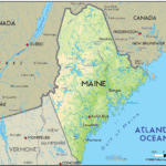 Maine Map TravelsFinders Com