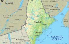Maine Map TravelsFinders Com