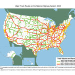 Major Truck Routes On The National Highway System 2040 FHWA Freight