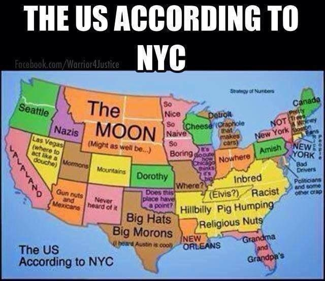 Funny Map Of USA