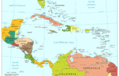 map of central america countries and capitals Map Of Central America Countries And Capitals