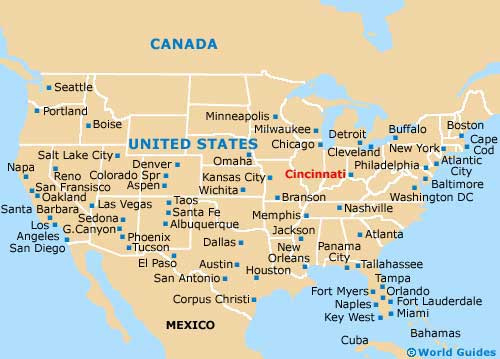 Map Of Cincinnati Northern Kentucky Airport CVG Orientation And 